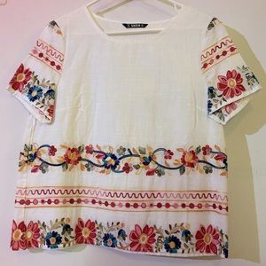 SHEIN cute floral/garden Blouse
